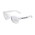 White Kids Size Retro Clear Lenses Sunglasses